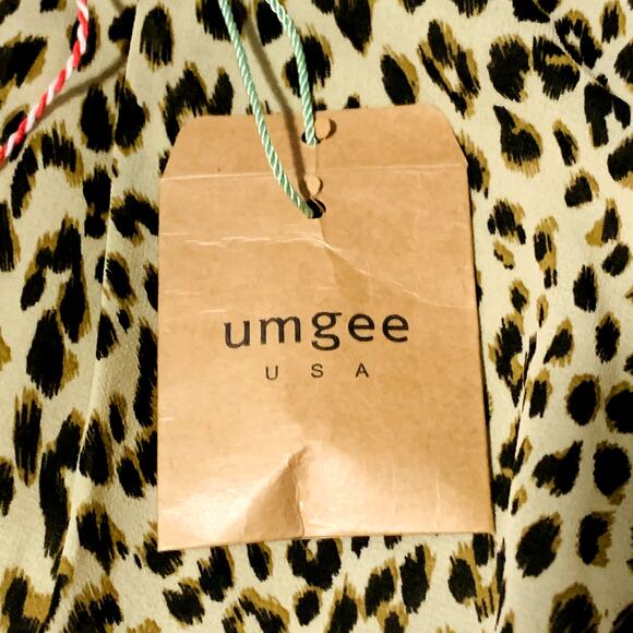 UMGEE NWT Dress L Tank Sleeveless Animal Print Leopard Boho Classic - Picture 7 of 8
